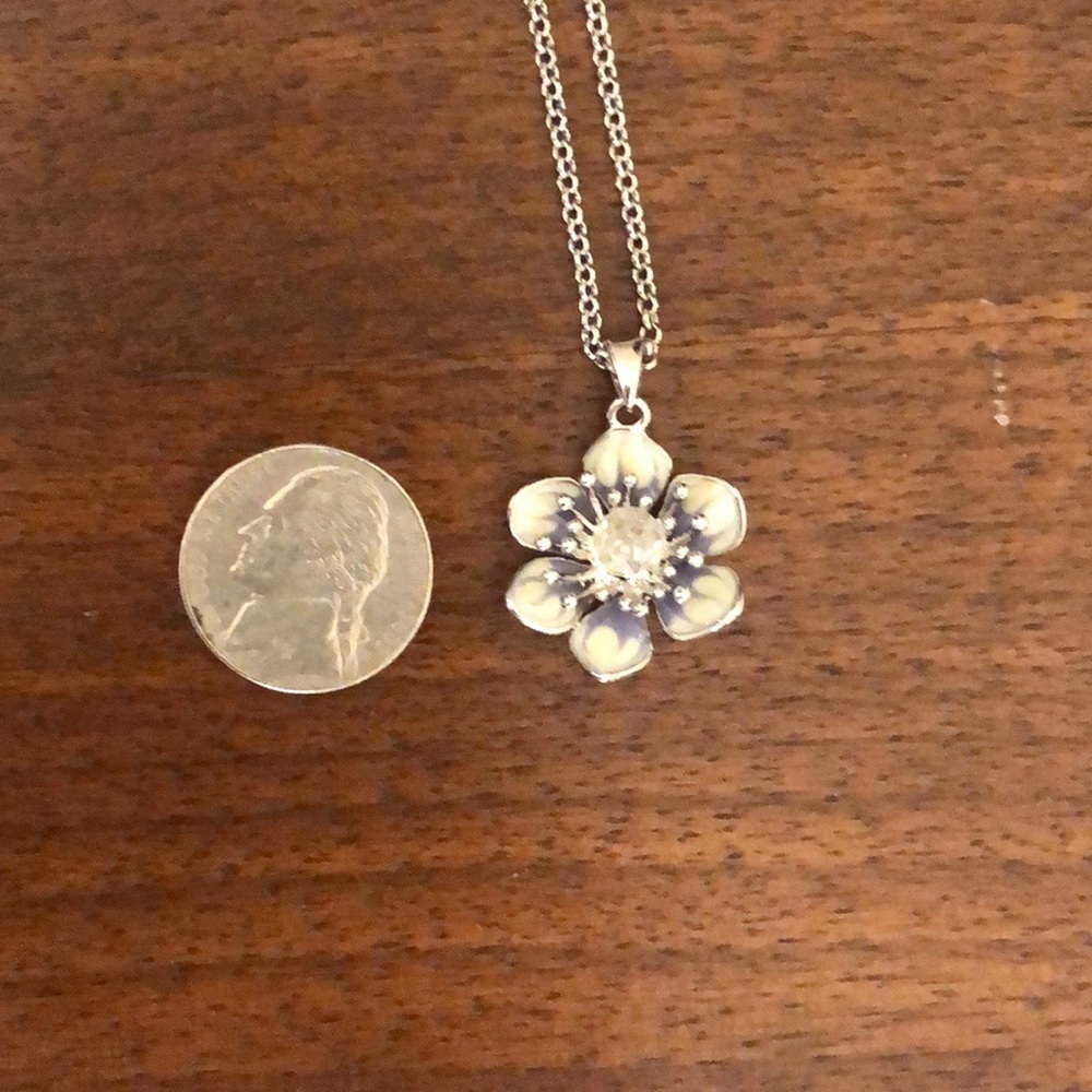 Swarovski Crystal Eternal Bloom Flower Neckace - Picture 4 of 4